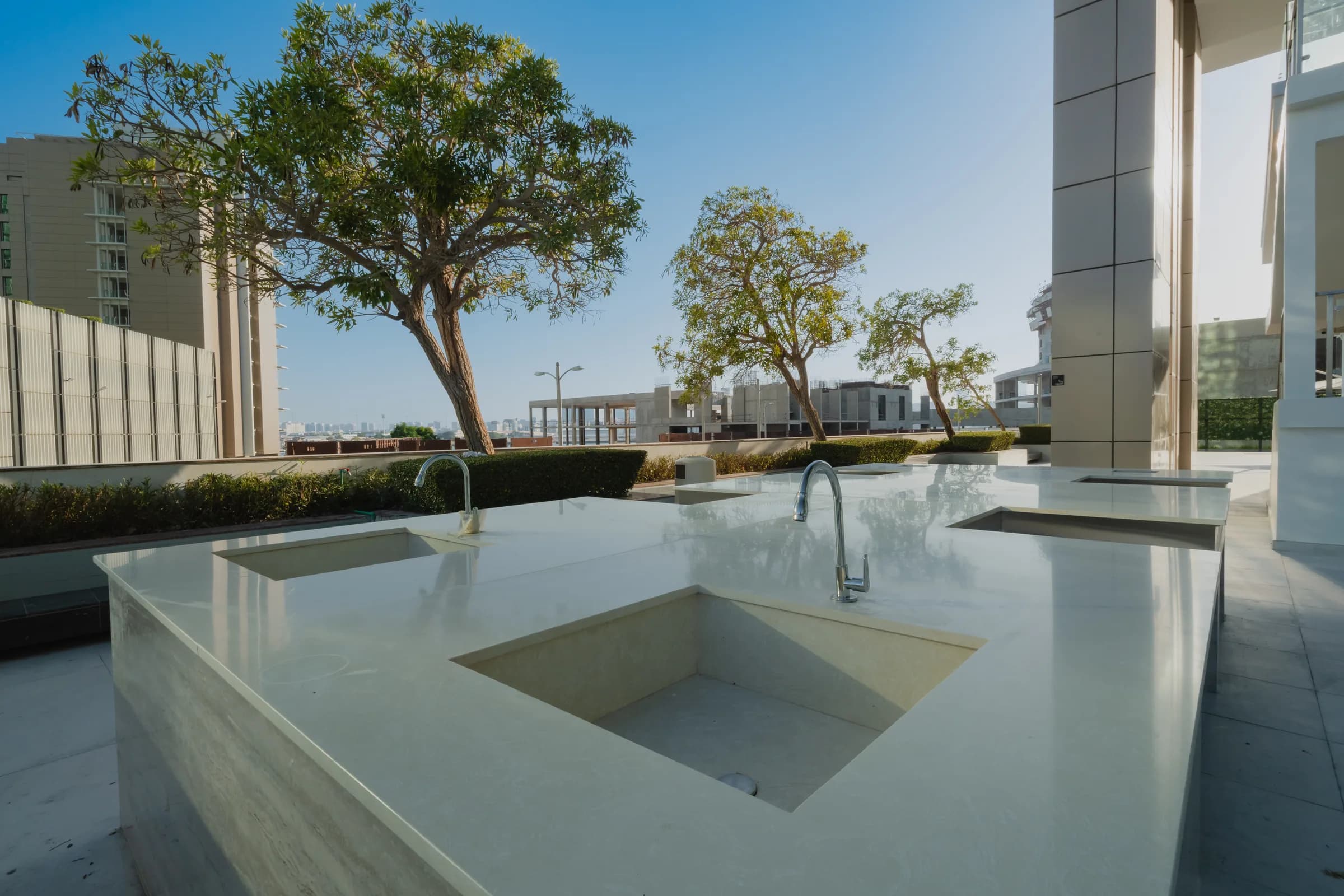Outdoor BBQ Area